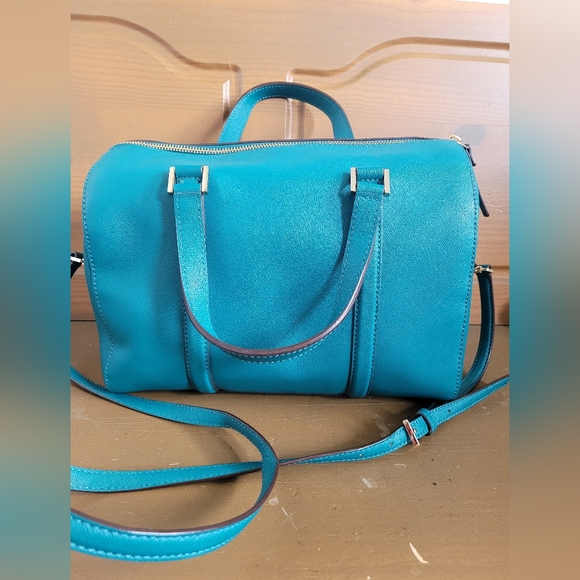 Brand New Kate spade rounded satchel, teal - Picture 5 of 12
